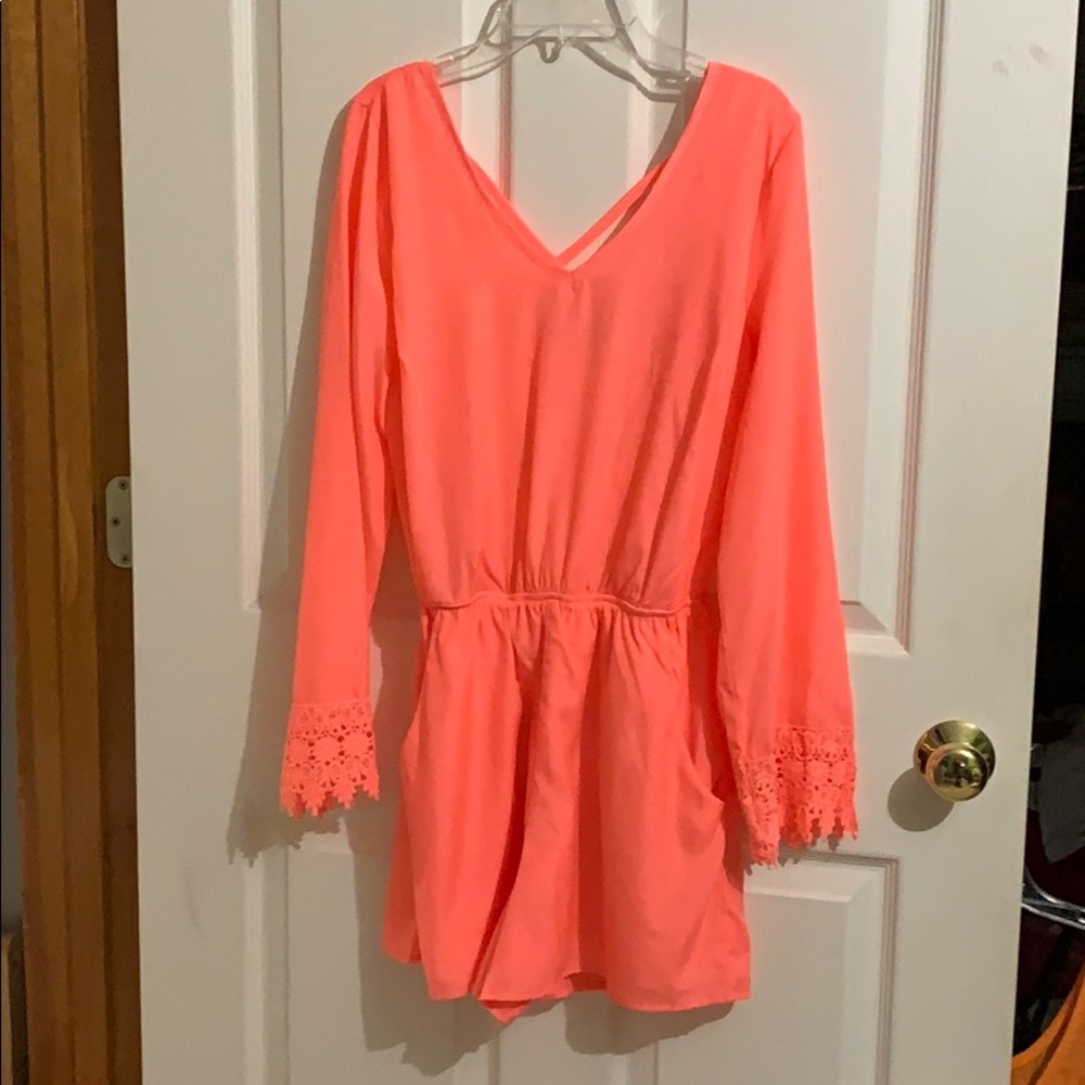 Hot Pink Romper